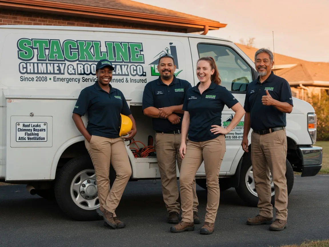 Chimney flashing repair company in Bell, CA